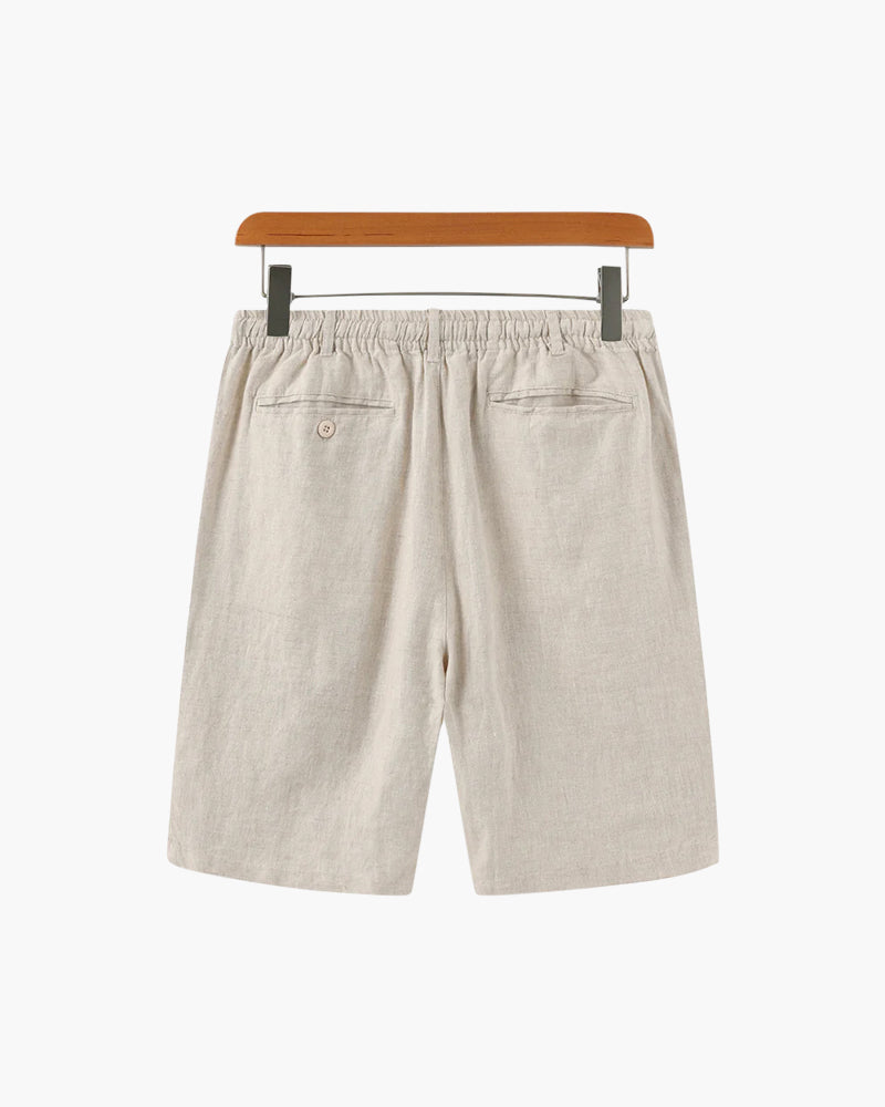 Shorts Casablanca em Linho Natural