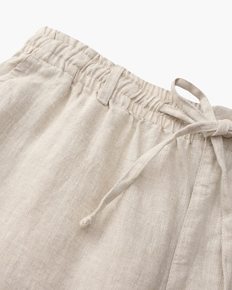 Shorts Casablanca em Linho Natural