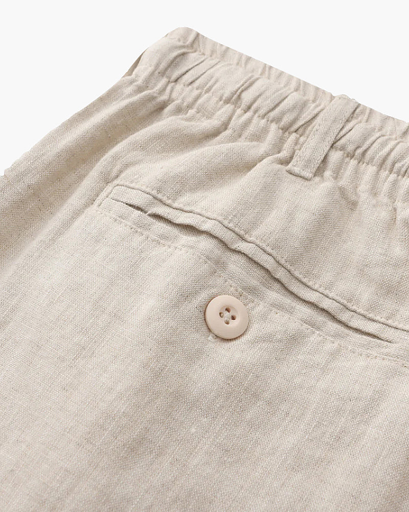 Shorts Casablanca em Linho Natural