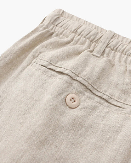 Shorts Casablanca em Linho Natural