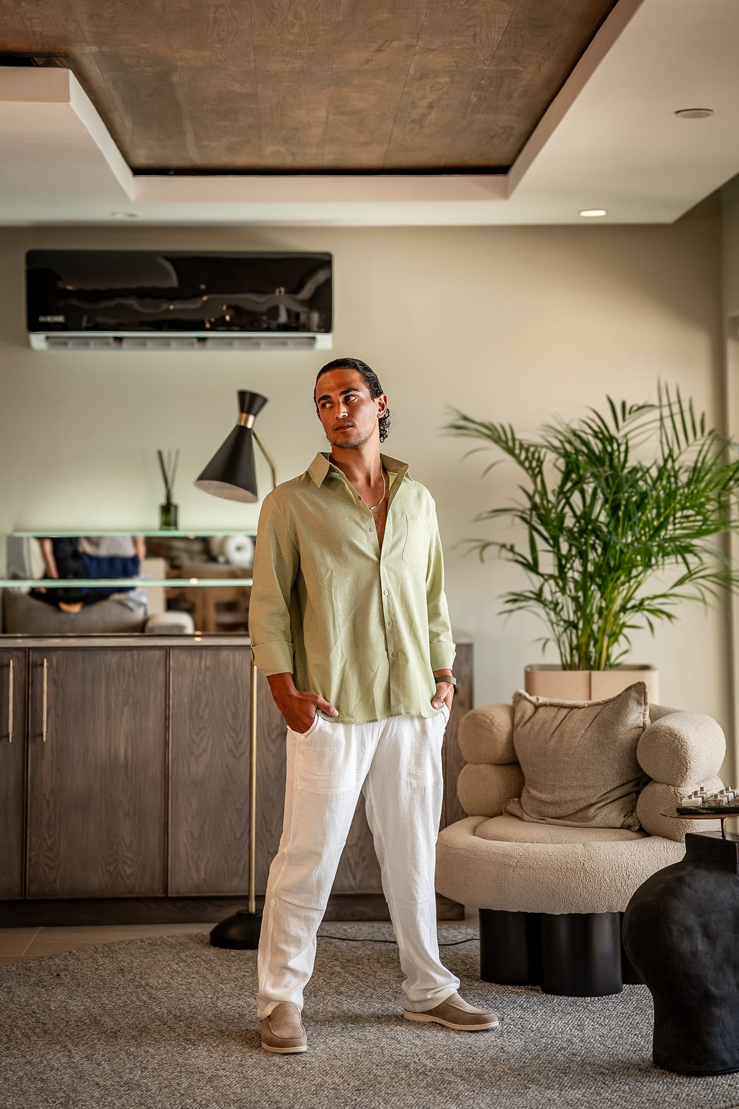 Conjunto Old Money – Linho Premium com Manga Longa